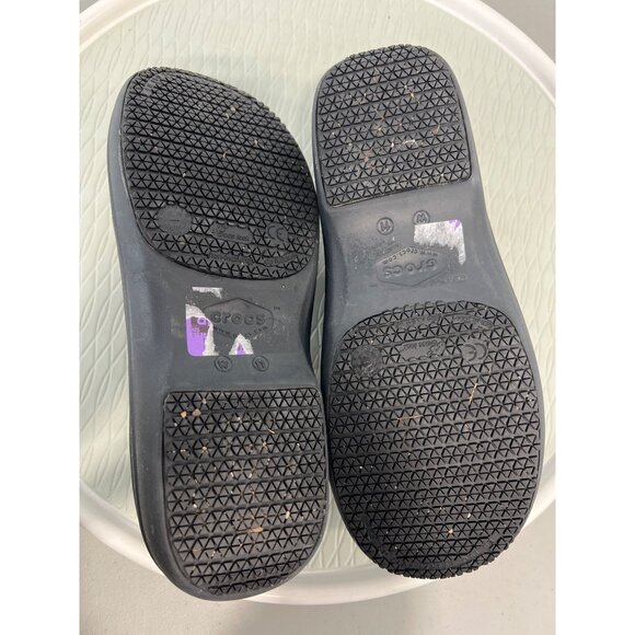 Crocs Neria Pro II Slip Resistant Work Clog Size 11 Black Round Toe Comfort Shoe - Picture 8 of 9